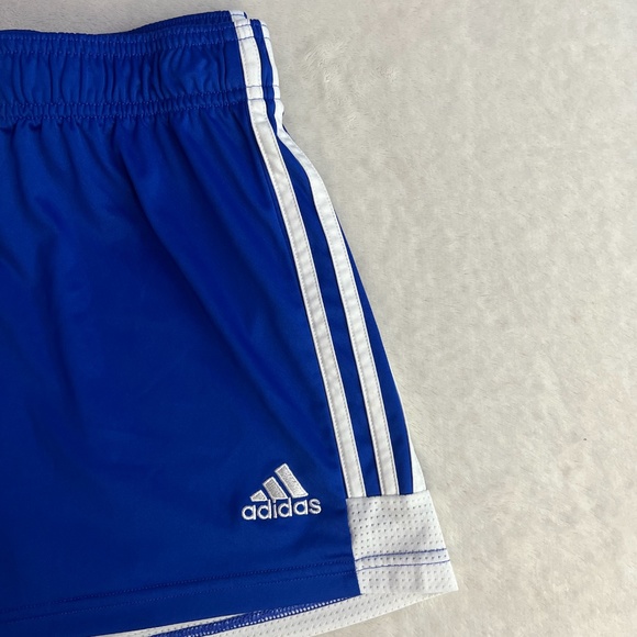 Blue Adidas Small Women's Soccer Shorts - Picture 1 of 4